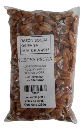 Imagen de Nueces pecan peladas 250 gr