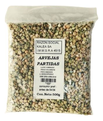 Imagen de Arvejas partidas 500 gr