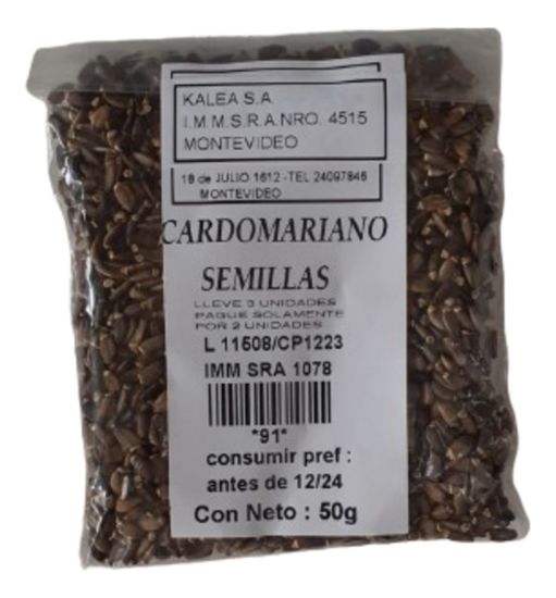 Imagen de Cardo mariano 50 gr