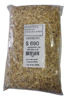 Imagen de Raiz de ginseng 250 gr