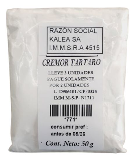 Imagen de Cremor tartaro 50 gr