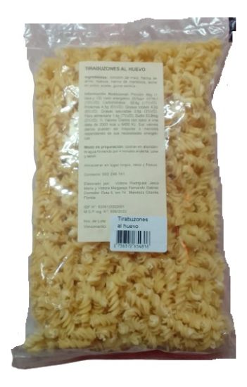 Imagen de Fideos tirabuzones sin gluten 450g