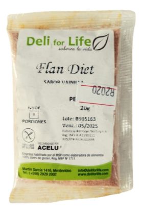 Mostrar detalles de Flan s/gr, s/a, vainilla diet 20 gr  Imagen de Flan s/gr, s/a, vainilla diet 20 gr