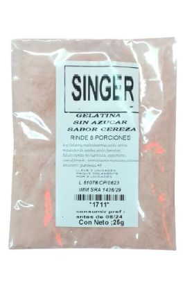 Mostrar detalles de Gelatina de cereza  sin azucar 16 porc. 25 gr Imagen de Gelatina de cereza  sin azucar 16 porc. 25 gr