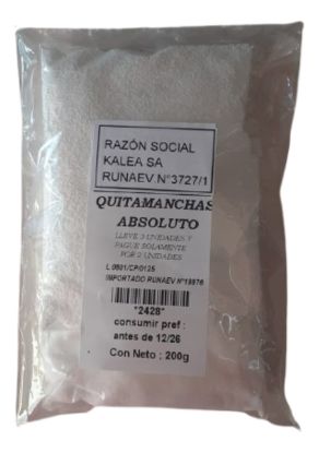 Imagen de Percarbonato-bicarbonato de sodio quitamanchas 200 gr