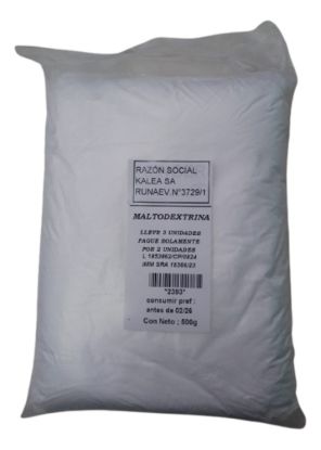 Mostrar detalles de Maltodextrina 500 gr Imagen de Maltodextrina 500 gr