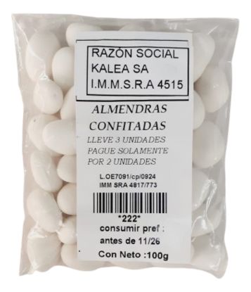 Imagen de Almendra confitadas 100 gr