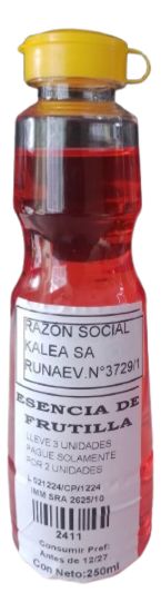 Imagen de Esencia de frutilla 250 ml