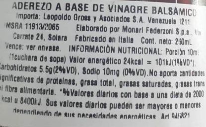 Imagen de Crema  aceto balsamico