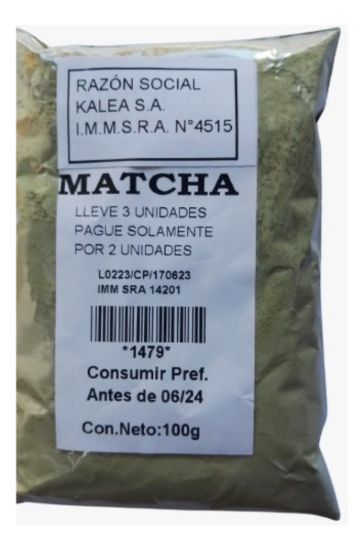 Imagen de Te verde matcha japonés ceremonial100 gr