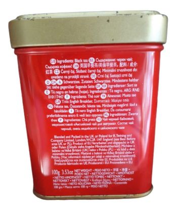 Imagen de Twinings e. breakfast lata 100 gr
