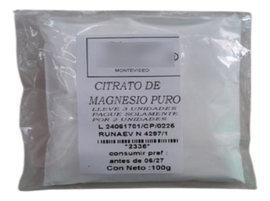 Imagen de Citrato de magnesio puro  100 gr