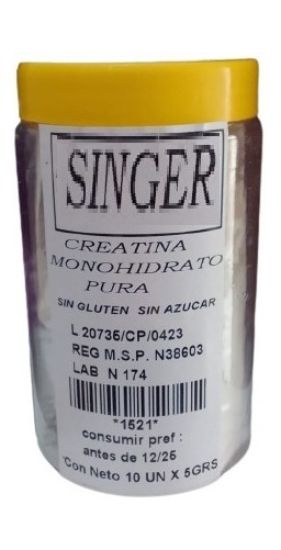 Imagen de Creatina mpnohidrato  50 gr