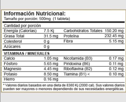 Imagen de Levadura inactiva nutricional queso 1 kg