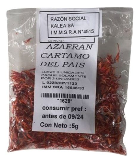 Imagen de Azafrán del país cártamo 5 gr