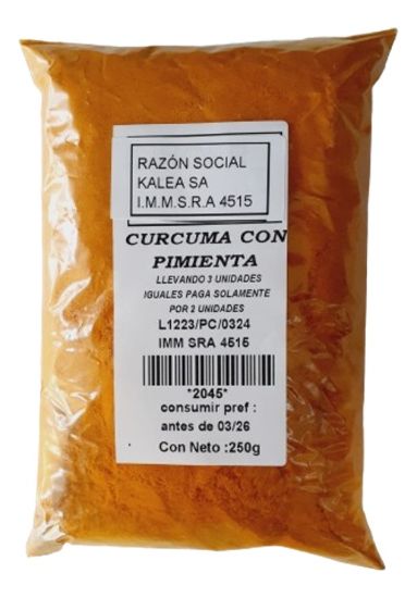 Imagen de Curcuma con pimienta 250 gr