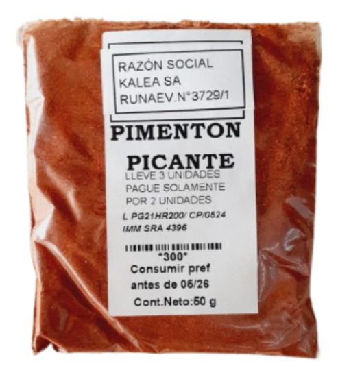 Imagen de Pimenton picante 50 gr