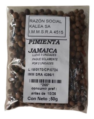 Imagen de Pimienta jamaica 50 gr