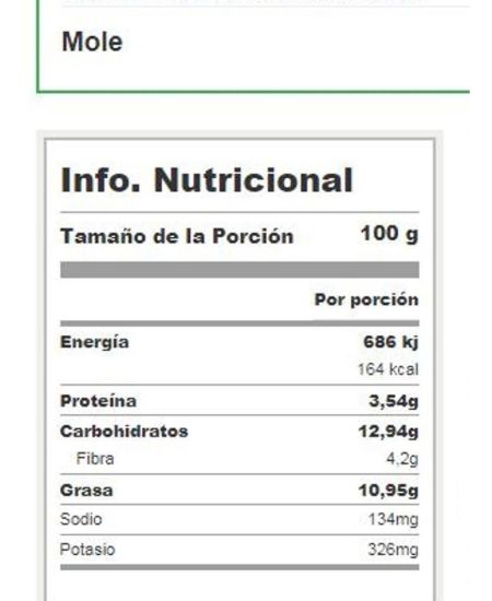 Imagen de Salsa mole 50 gr