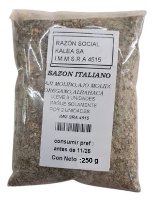 Imagen de Sazon italiano 250