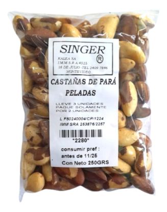 Imagen de Castañas de para peladas 250 gr