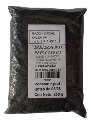 Imagen de Sesamo tostado 250 gr