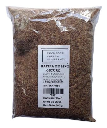 Mostrar detalles de Harina lino odcuro 500 gr Imagen de Harina lino odcuro 500 gr