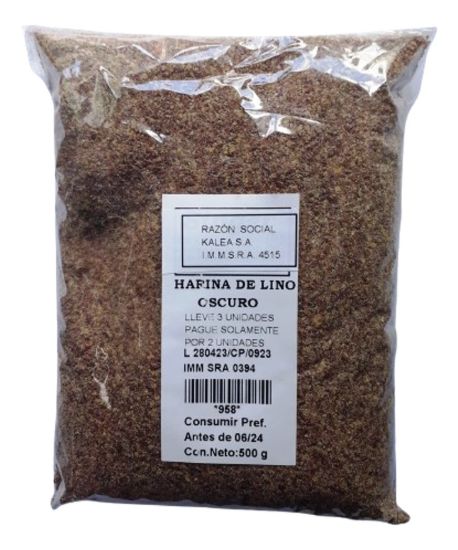 Imagen de Harina lino odcuro 500 gr