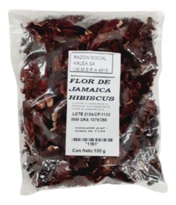 Imagen de Hibiscus, flor de jamaica 100 gr