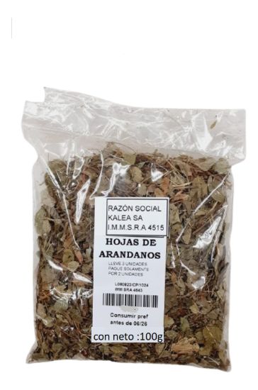 Imagen de Hojas de arándanos 100 gr