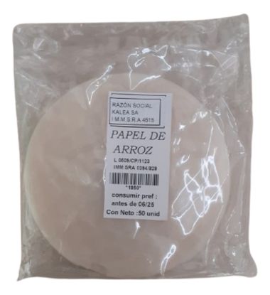 Imagen de Papel de arroz 50 unidedes 