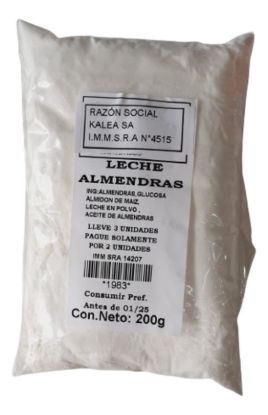 Imagen de Leche de almendras en polvo 200 grs
