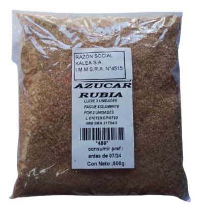 Mostrar detalles de Azucar rubia 250g Imagen de Azucar rubia 250g
