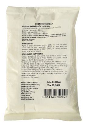 Imagen de Crema chantilly s/gr 100 gr