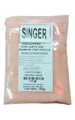 Imagen de Gelatina de frutilla sin azucar 64 porc.100 gr. 