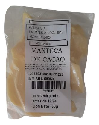 Mostrar detalles de Manteca decacao 50 gr Imagen de Manteca decacao 50 gr