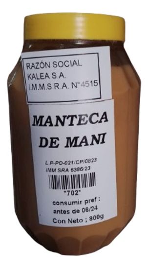 Imagen de Pasta de  mani 800 gr