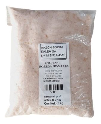 Imagen de Sal del himalaya fina  rosada  1 kg