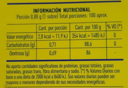 Imagen de Sucaryl sucralosa 100 s0bres