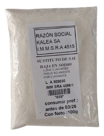 Imagen de Sustituto sal baja en sodio 100 gr