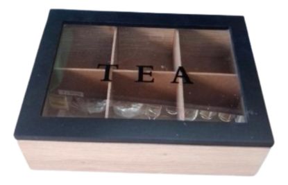 Mostrar detalles de Caja de madera con tapa de vidrio Imagen de Caja de madera con tapa de vidrio
