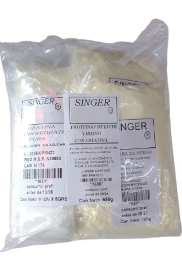 Imagen de Whey protein suero de leche 250 gr, leche entera 250 gr, clara de huevo 100 gr