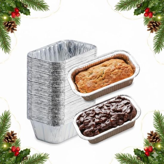 Imagen de Molde para budin aluminio 20 unid.