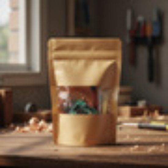 Imagen de Bolsas abre facil- doypack c/ visor ( 10 x 15 cm) pack 10 unid.