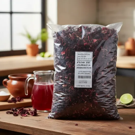 Imagen de Hibiscus flor de jamaica 5 k