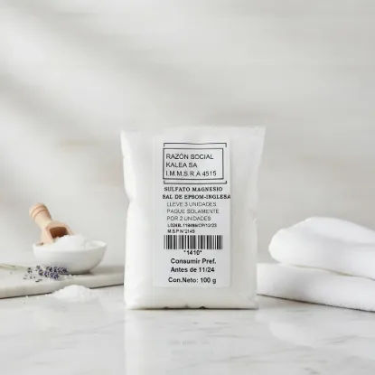 Imagen de Sulfato magnesio epsom inglesa 100 g