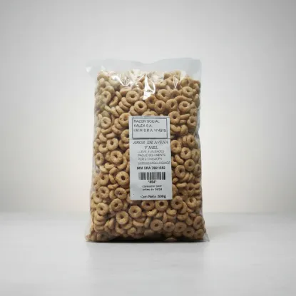 Imagen de Aros avena y miel 500 g