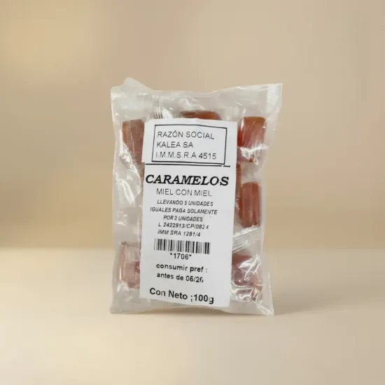 Imagen de Caramelos miel con miel 100 g