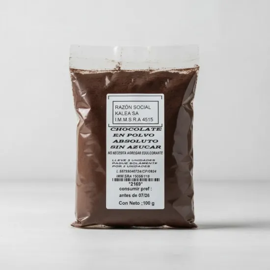 Imagen de Chocolate en polvo absoluto 100g