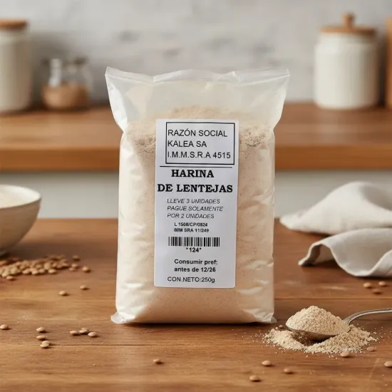 Imagen de Harina de lentejas 250 gr